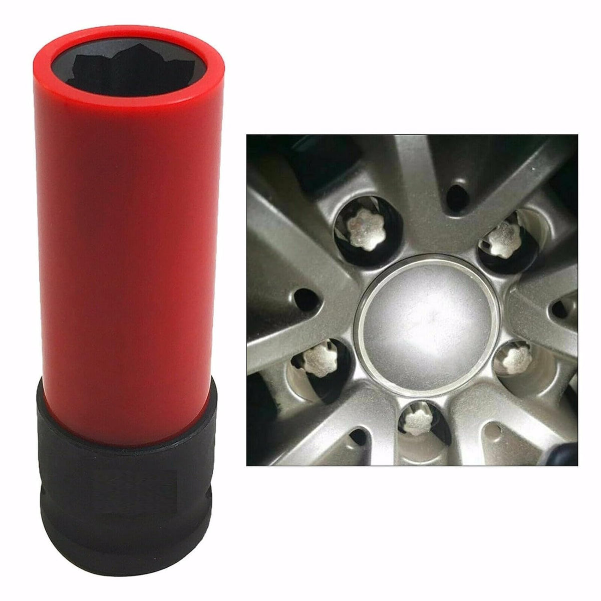 ya 13 9.15 baidi 1x CTA Tools 4218 Flower Design Lug Nut Socket for Mercedes Accessories