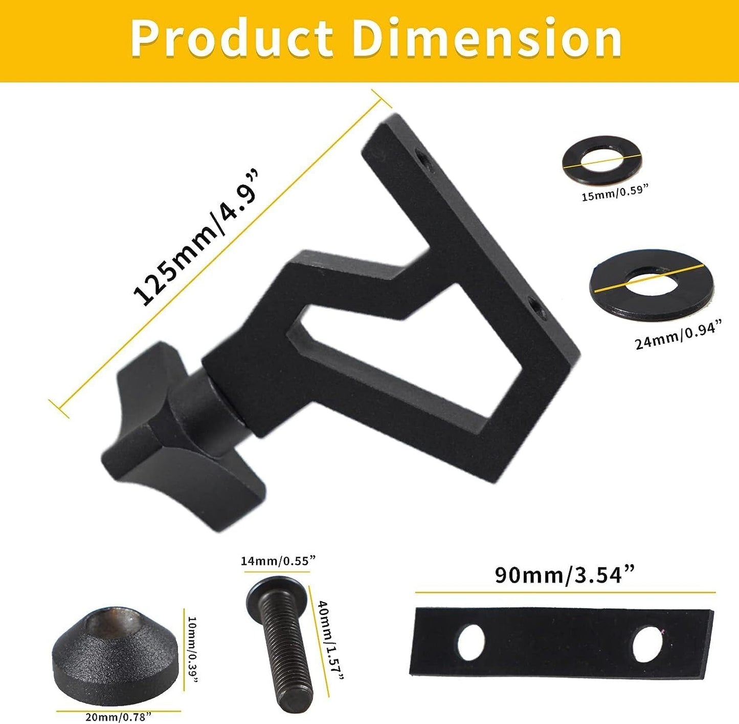 ya 5 8.24 baidi 11586.04 Car Jack Mounting Bracket Adjustable for 2007-2018 for Jeep for Wrangler JK