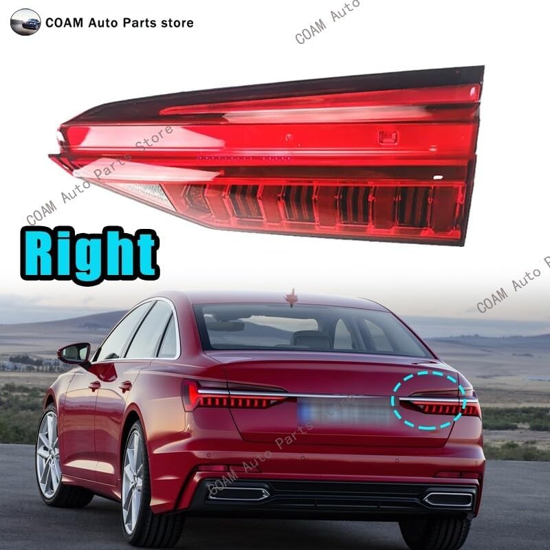 ya 4 8.14 Right LED inner tail light assembly for Audi A6 C8 2019-2023 brake light 