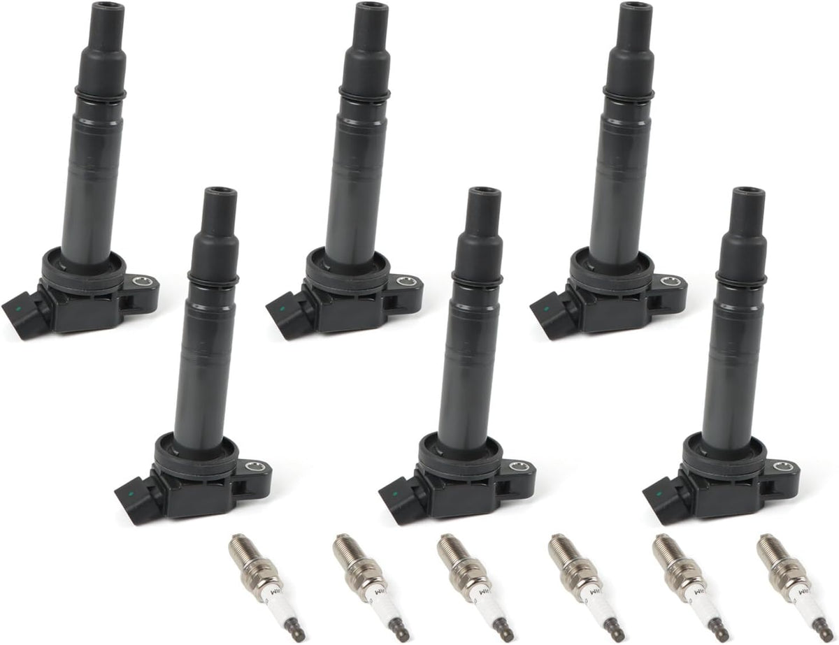 ya 9 10.24 6PCS Ignition Coil & Iridium Spark Plugs for Toyota Tacoma for 4Runner 4.0L UF495