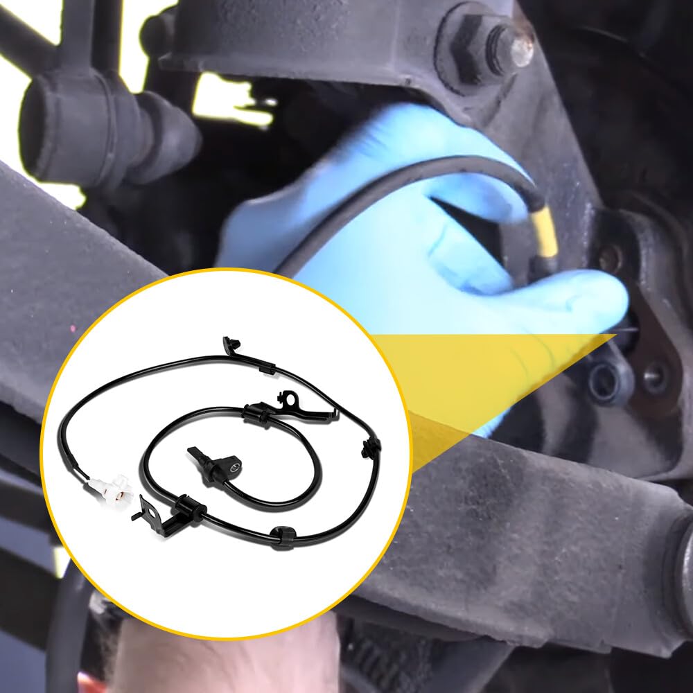 ya 9 10.24 2ABS Wheel Speed Sensor Front Right&Left Fit: for Toyota Yaris 09-11 & for Scion XD 09-14