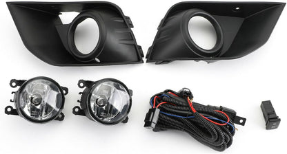 ya 2 8.15 Front bumper fog light with wiring switch kit for Mitsubishi Outlander 2016-2020