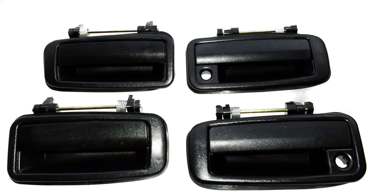 ya 5 8.10 Suitable for Toyota for COROLLA 1988-1992 4-piece set of black exterior door handles