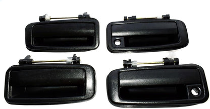 ya 5 8.10 Suitable for Toyota for COROLLA 1988-1992 4-piece set of black exterior door handles