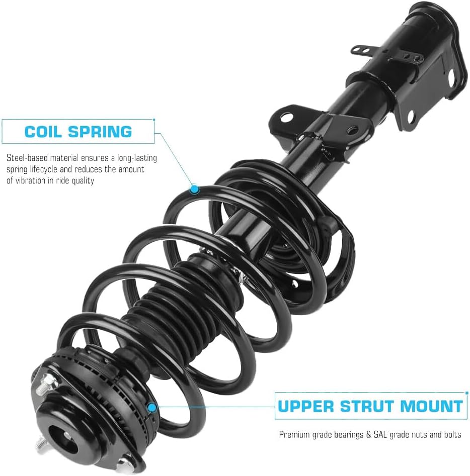 ya 10 9.16 baidi Pair Front Struts w/Coil Spring for Dodge Grand Caravan for Chrysler Town & Country