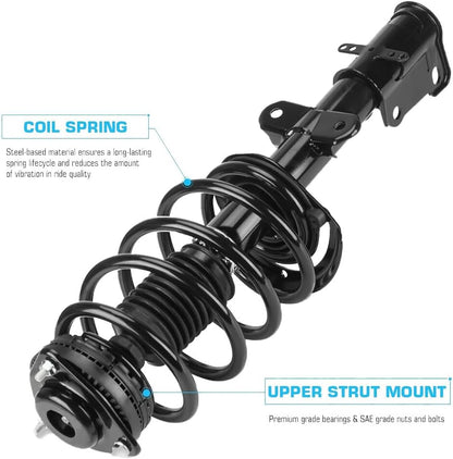 ya 10 9.16 baidi Pair Front Struts w/Coil Spring for Dodge Grand Caravan for Chrysler Town & Country