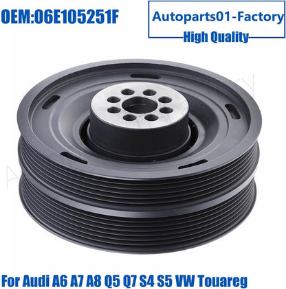 ya 6 8.24 baidi 06E105251F Engine Harmonic Balancer for Audi A6 A7 A8 Q5 Q7 S4 S5 for VW Touareg
