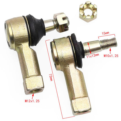 ya 9 10.24 Tie Rod Ends Kit Ball Joints for 50cc TAOTAO COOLSTER JCL Kandi GO Kart ATV