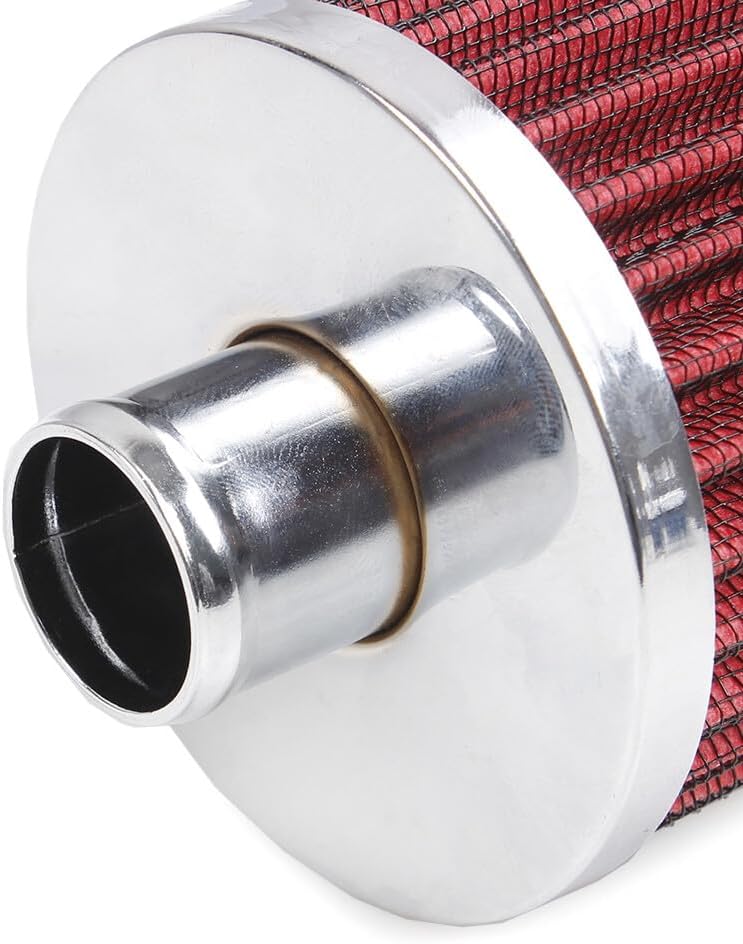 ya 13 9.15 baidi Red Extra Flow 1 to 1-1/4 Push In Valve Cover Baffle Breather Vent Filter