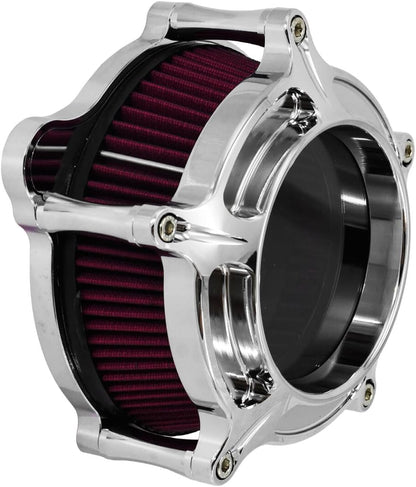 ya 5 8.10 Clarity Air Cleaner Filter Red Intake for Harley Street Road Glide Softail 17-25