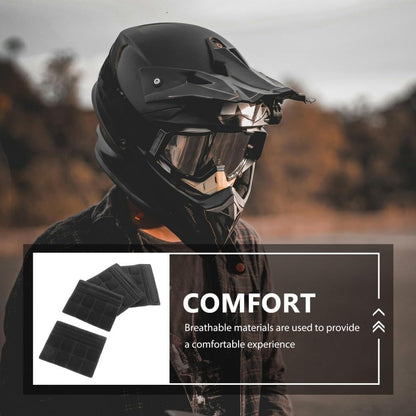 ya 4 8.14 4 Pcs Bicycle Pad Motocycle Helmat Accessory Bike Pads Replacement