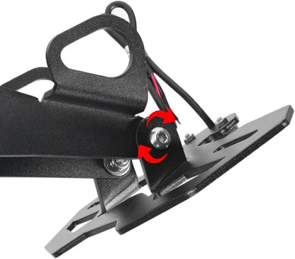 ya 13 9.15 baidi Fender Eliminator Rear Tail Tidy License Plate Holder w/Light for Yamaha MT-03