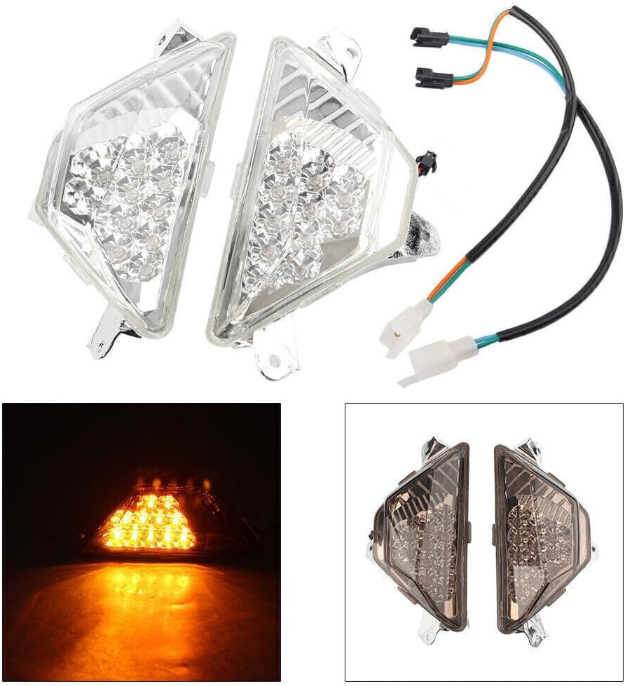 ya 11 9.14 zhengce Front Turn Signal Indicator Lights Fit for Kawasaki 300R EX300 2013-2017 20
