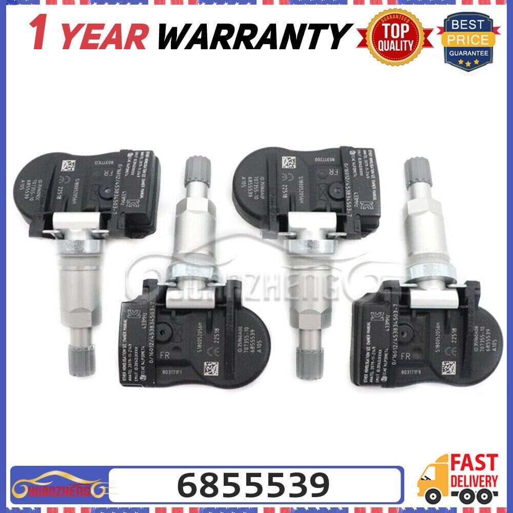 ya 4 8.8 6855539 4pcs TPMS tire Pressure Sensor for BMW 36106856209 36106881890