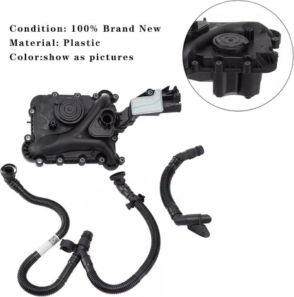 ya 10 9.16 baidi Oil Separator PCV Valve Vent Trim + Hose Tube for Audi Q7 A8 Q5 S4 A6 A7 3.0TFIS 1
