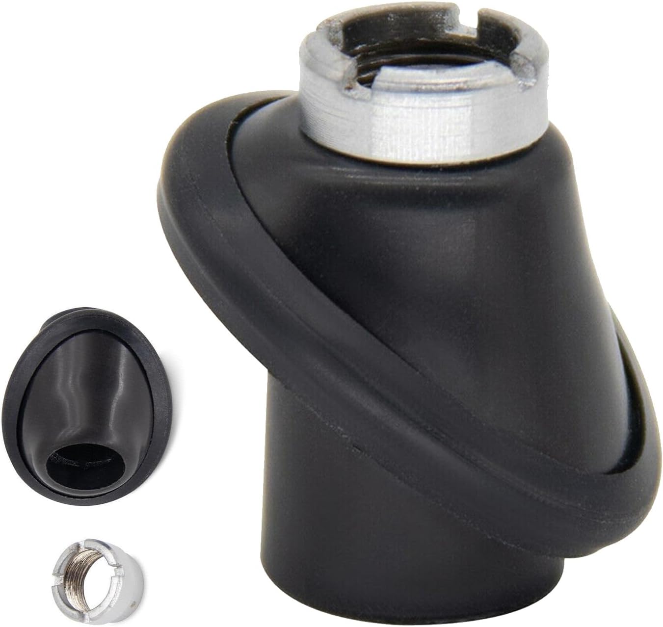 ya 6 8.14 Antenna mounting base adapter black for Toyota Tacoma 1995-2004. Antenna nut top cover.