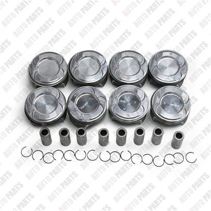 ya 28 10.13 zhengce 8 Pieces Pistons and Rings Compatible with for Mercedes-benz CLS500 CLS550