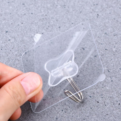 ya 26 10.21 baidi 5pcs Pack Transparent PVC Strong Suction Cup Sucker Window Wall Hooks Hanger