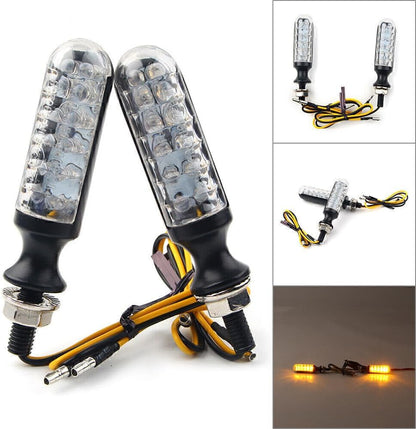 ya 11 9.14 zhengce 2¡Á Universal Motorcycle Turn Signal Lights Indicator Blinker Amber Bulbs 12
