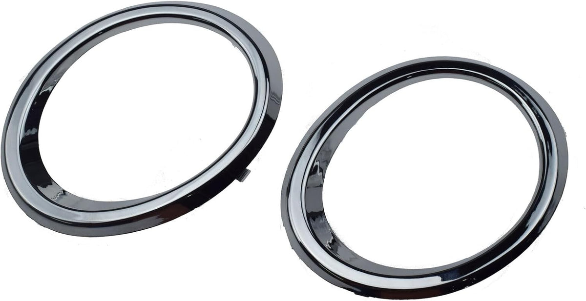 ya 14 9.20 zhengce A pair of chrome plated f for Ram es for left and right fog driving lights,-1