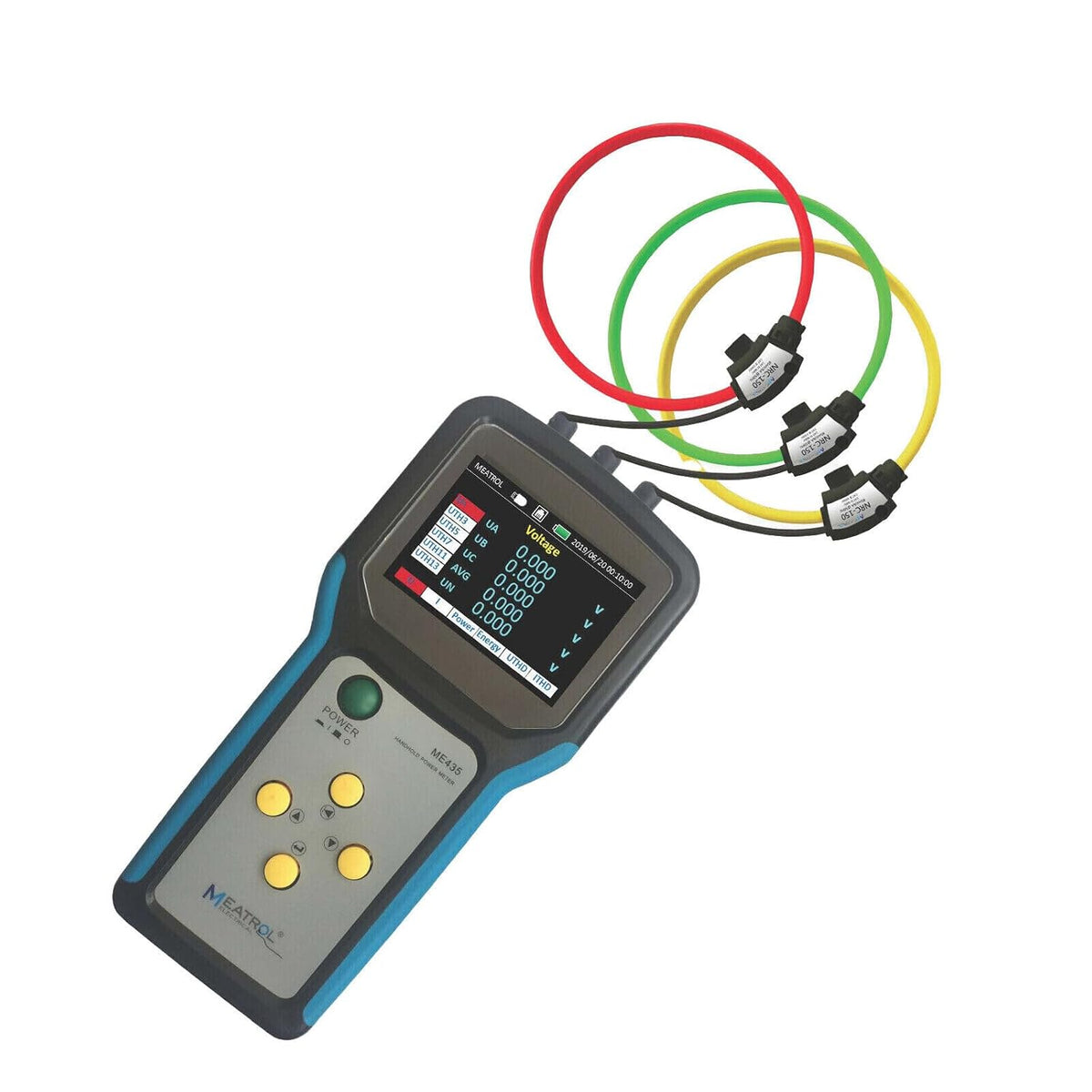 ya 16 10.20 baidi Digital multimeter, Three-Phase Energy Meter, Intelligent Data Logger & rogowski Coil -