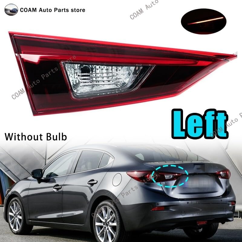 ya 4 8.24 baidi Left inner tail light for Mazda 3 Axela Sedan 2017 2018 turn signal light without bulb 