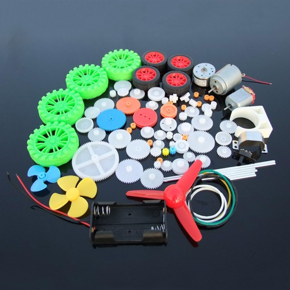ya 4 8.14 69 Pcs Plastic Gears for Small Motors Mechanical Model Craft Toy Toys