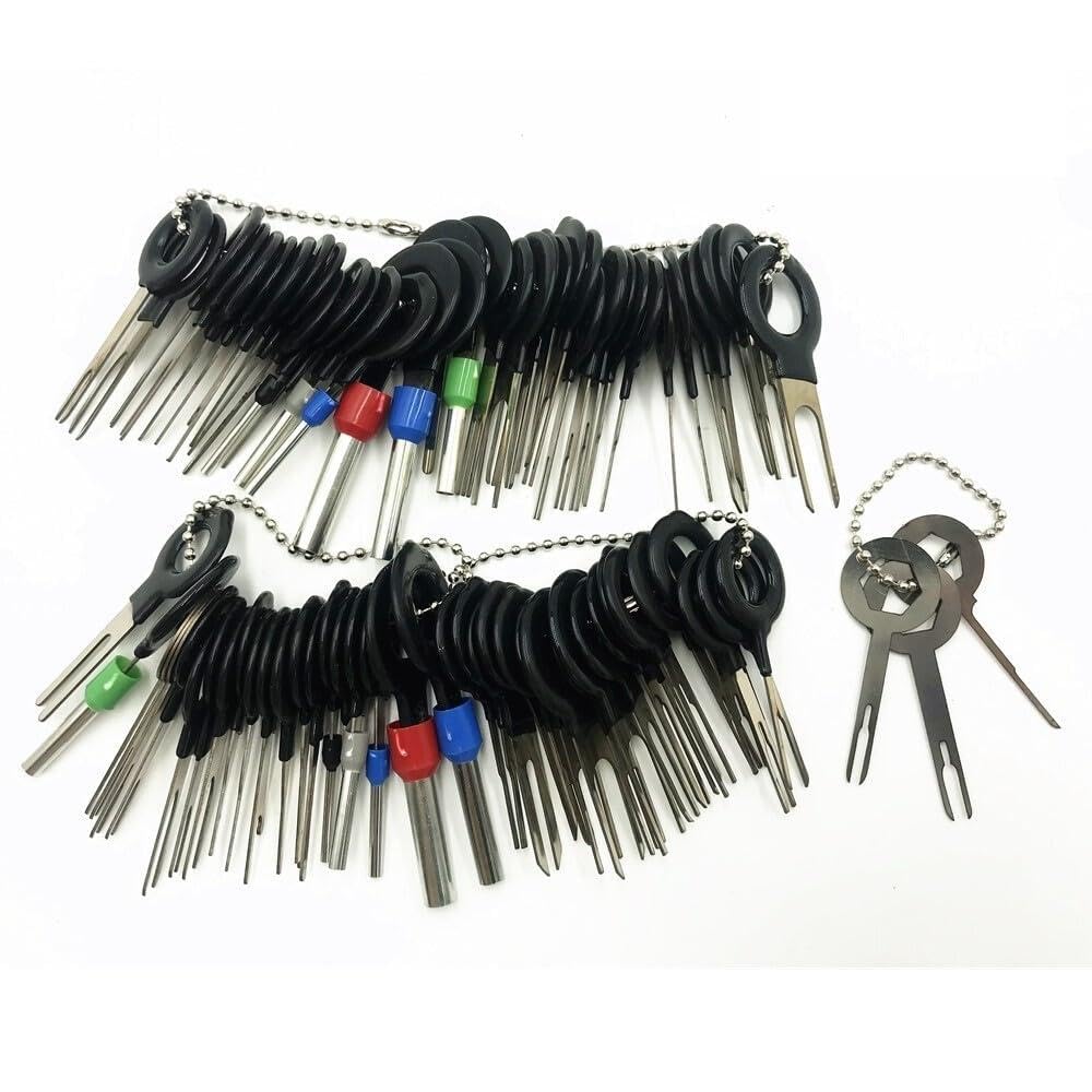 ya 6 8.14 78Pcs Wire Terminal Removal Tool Car Electrical Wiring Crimp Connector Pin Kit