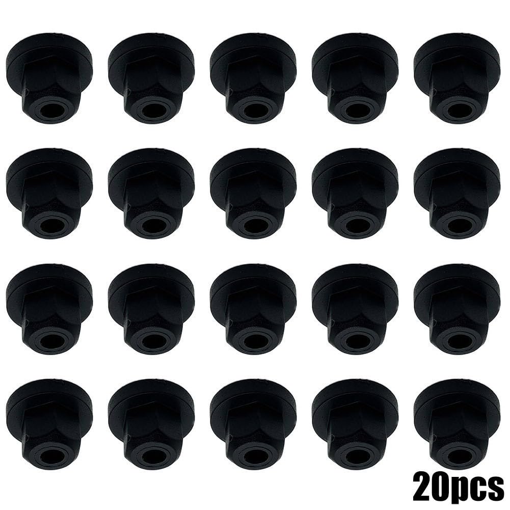 ya 13 9.15 baidi 20pcs Plastic Nut with Ring for for BMW E36 E39 E46 E60 E61 E65 E90 E91 X3 New
