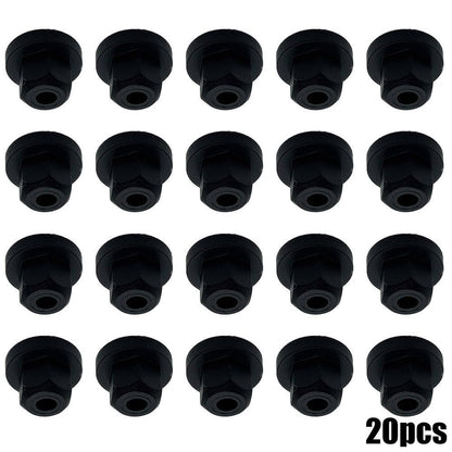 ya 13 9.15 baidi 20pcs Plastic Nut with Ring for for BMW E36 E39 E46 E60 E61 E65 E90 E91 X3 New