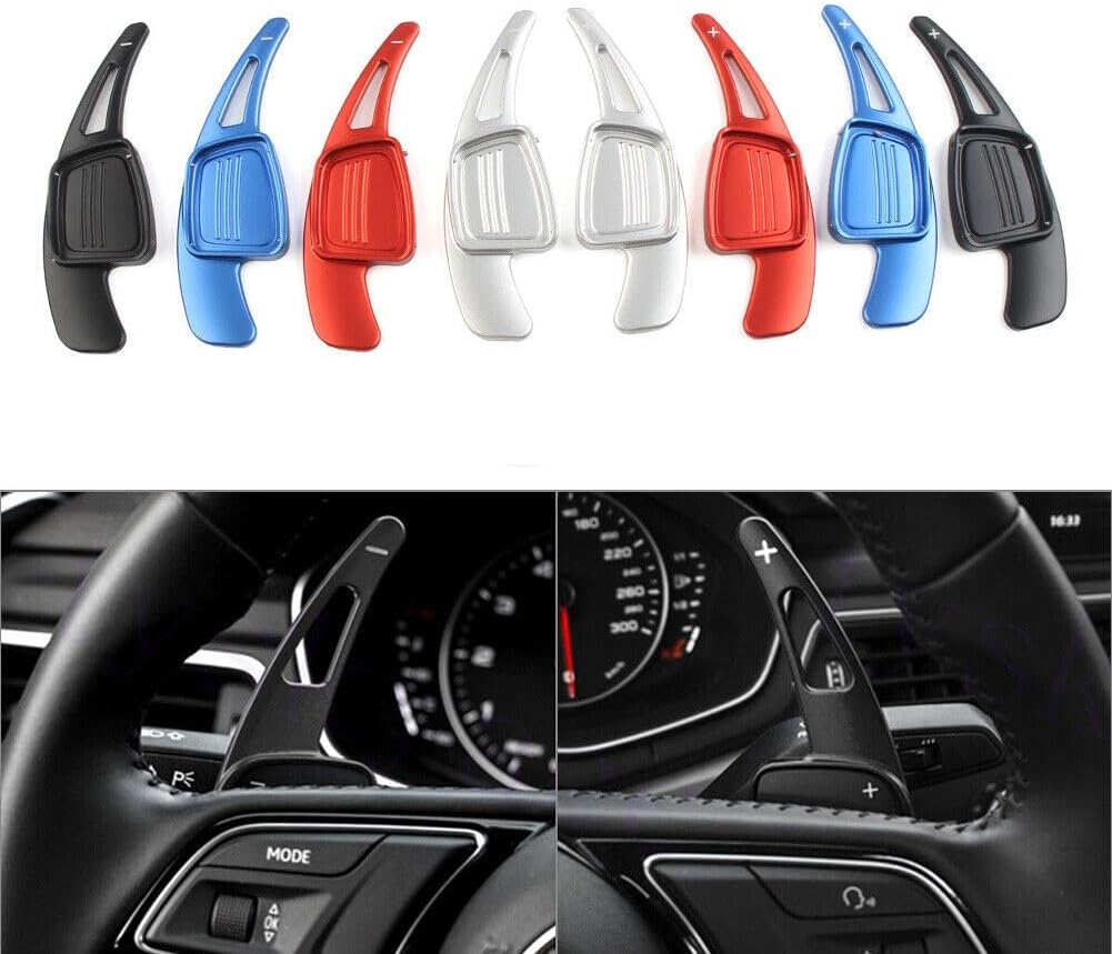 ya 5 8.24 baidi 2xSteering Wheel Shift Paddle Shifter Fit for Audi A3 A4L A5 A6L S3 S4 Q2 Q5L Q7 TTS