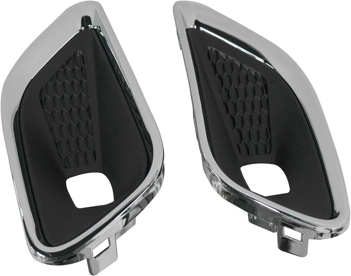 ya 10 9.16 zhengce for Jeep Cherokee 2019-2020 Front Bumper Fog Lamp Light Cover Bezel Right+L