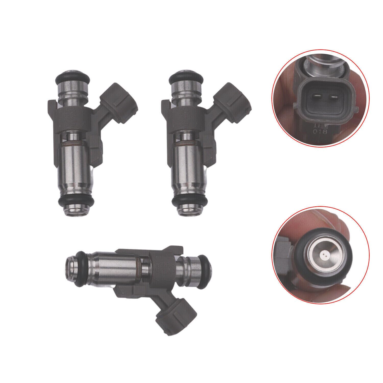 ya 5 8.24 baidi 3PCS Fuel Injector for Kawasaki Mule PRO FX FXR FXT KAF820 KAF820 EPS 49056-0038