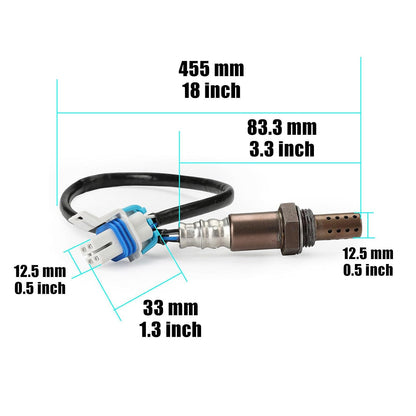 ya 2 8.15 1 Piece Set of Black Oxygen Sensor 25360991 0258006947 Suitable for Chevrolet C2 from 2004 to 2009