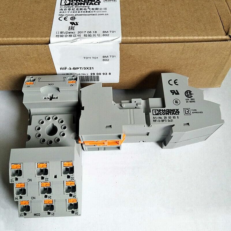 ya 16 10.20 baidi 1PC Relay NO.2900938 RIF-3-BPT/3X21 Power Relay #W7*-