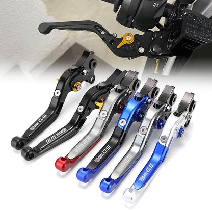 ya 4 8.14 Adjustable Foldable Extendable Clutch Brake Lever Kits for BMW R1200GS R1250GS
