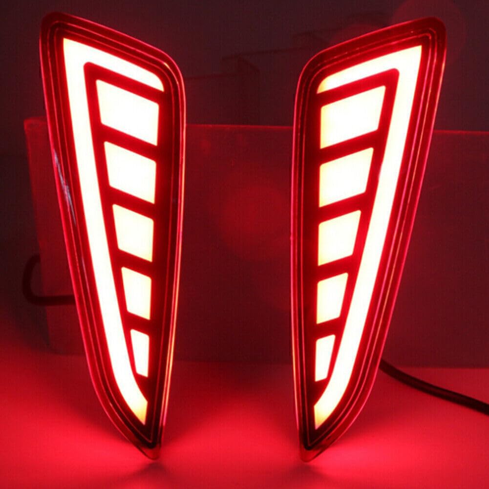 ya 10 9.16 zhengce Fit for Toyota CHR 2017-2018 Rear Bumper Lights LH+RH 7shape Style Assembly