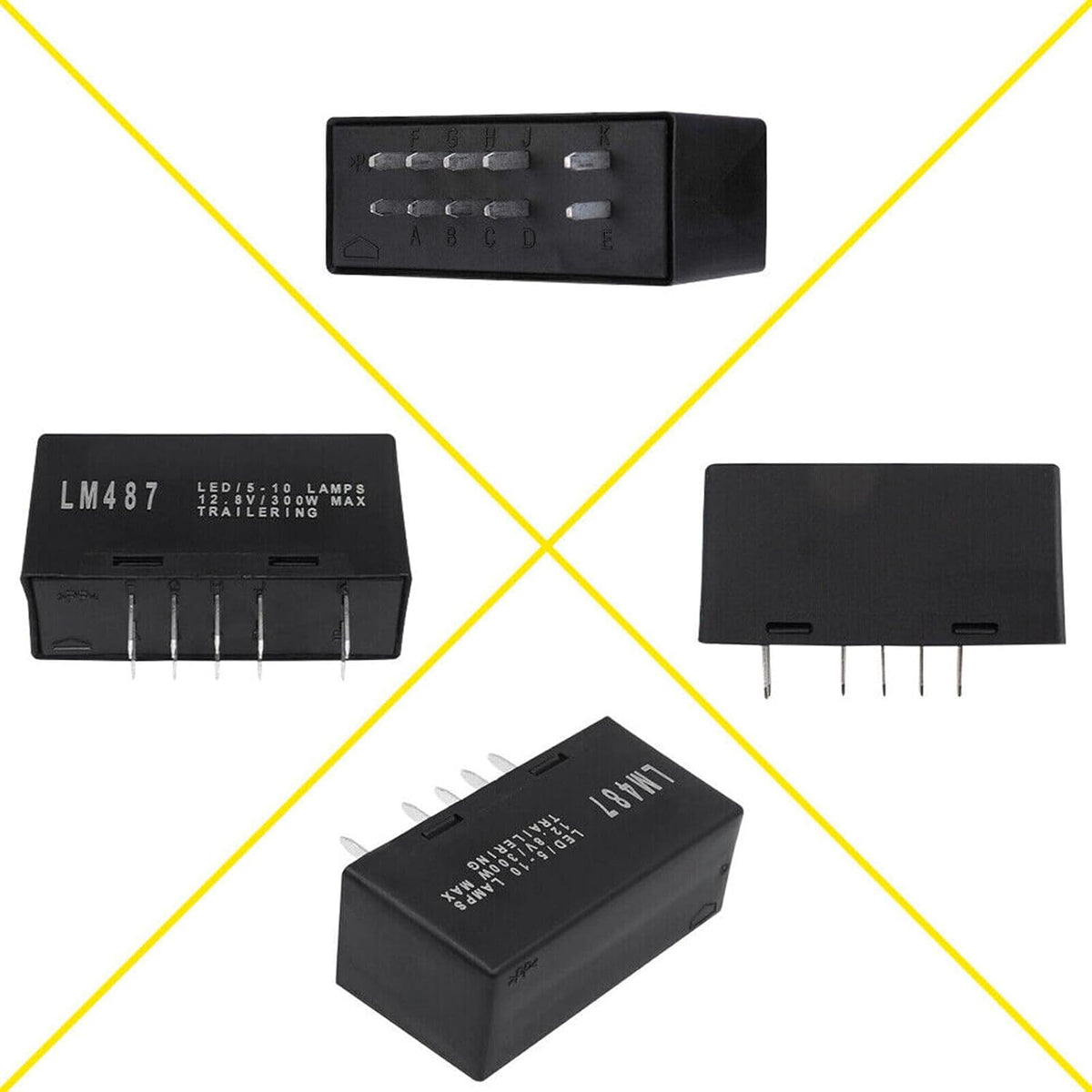 ya 4 8.10 Hazard Warning and Turn Signal LED Flasher Relay For 2003-07 for Chevrolet Tahoe for GMC