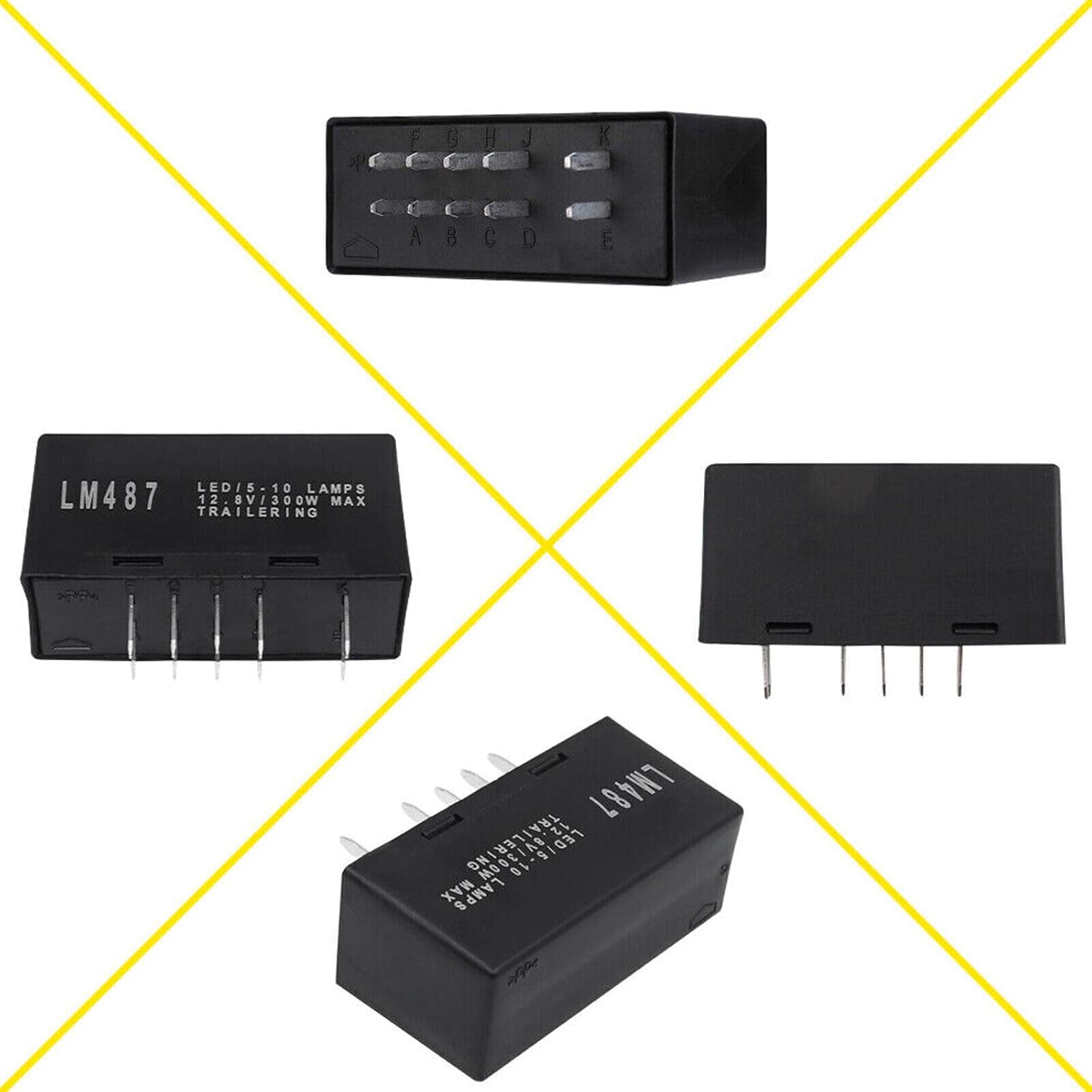 ya 7 8.24 baidi Hazard Warning and Turn Signal LED Flasher Relay For 2003-07 for Chevrolet Tahoe for GMC