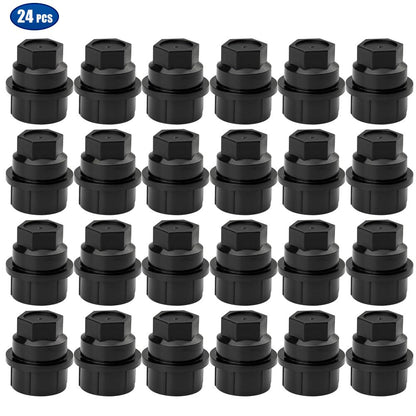 ya 10 9.16 baidi 24X Wheel Lug Nut Cover Cap for Chevrolet for Chevy for GMC 1500 2500 Truck 15646250 USA
