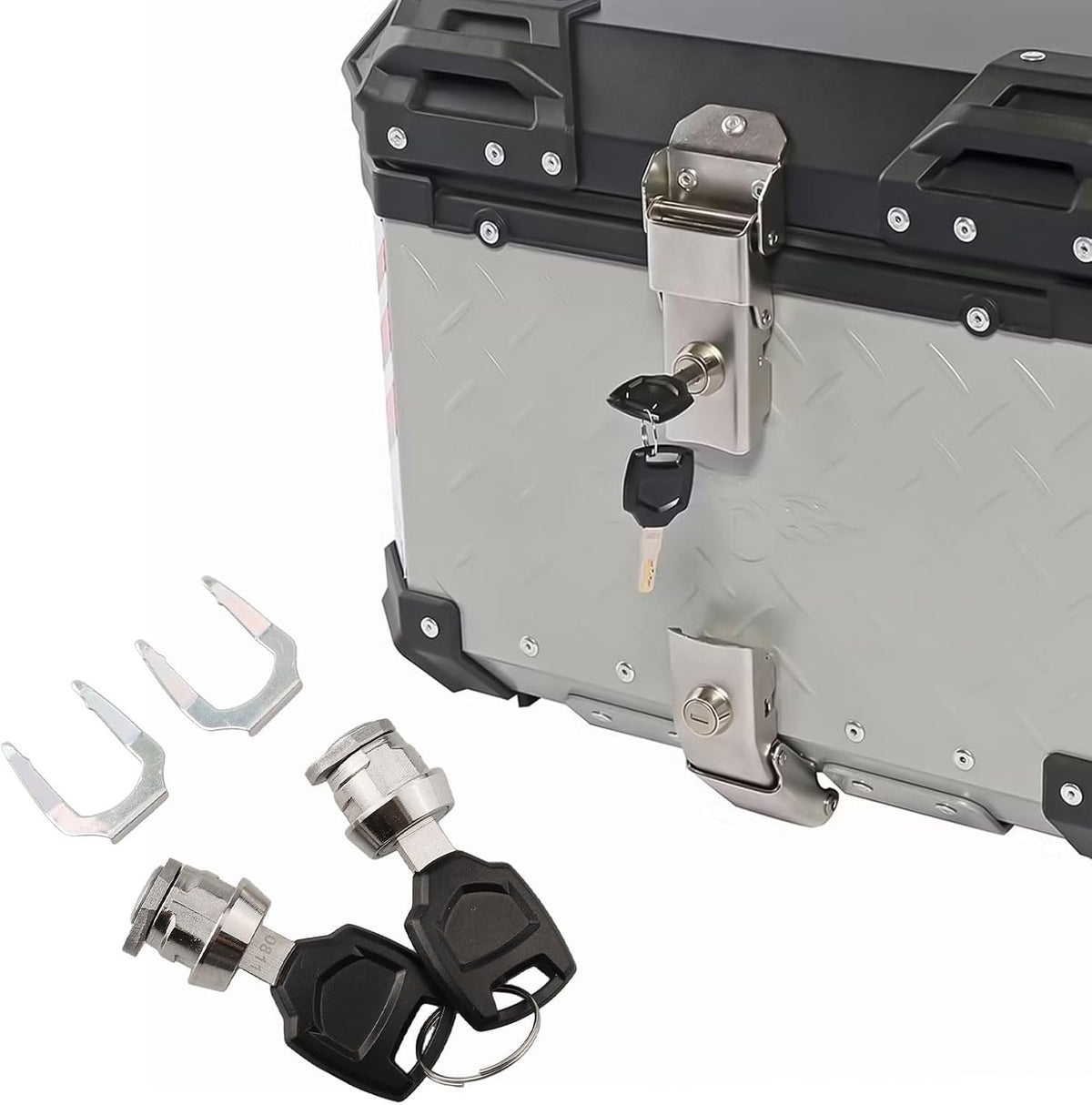 ya 26 10.21 baidi Tough Metal Construction Motorcycle Locking Accessory with Two Keys Available