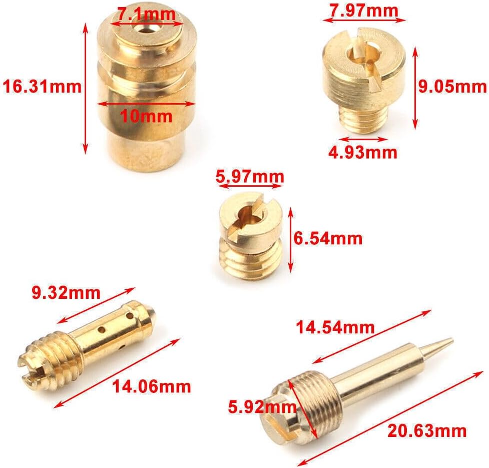 ya 13 9.15 baidi 4x Motorcycle Carburetor Repair Floating Needle for Suzuki GS750E GS750L GS750T