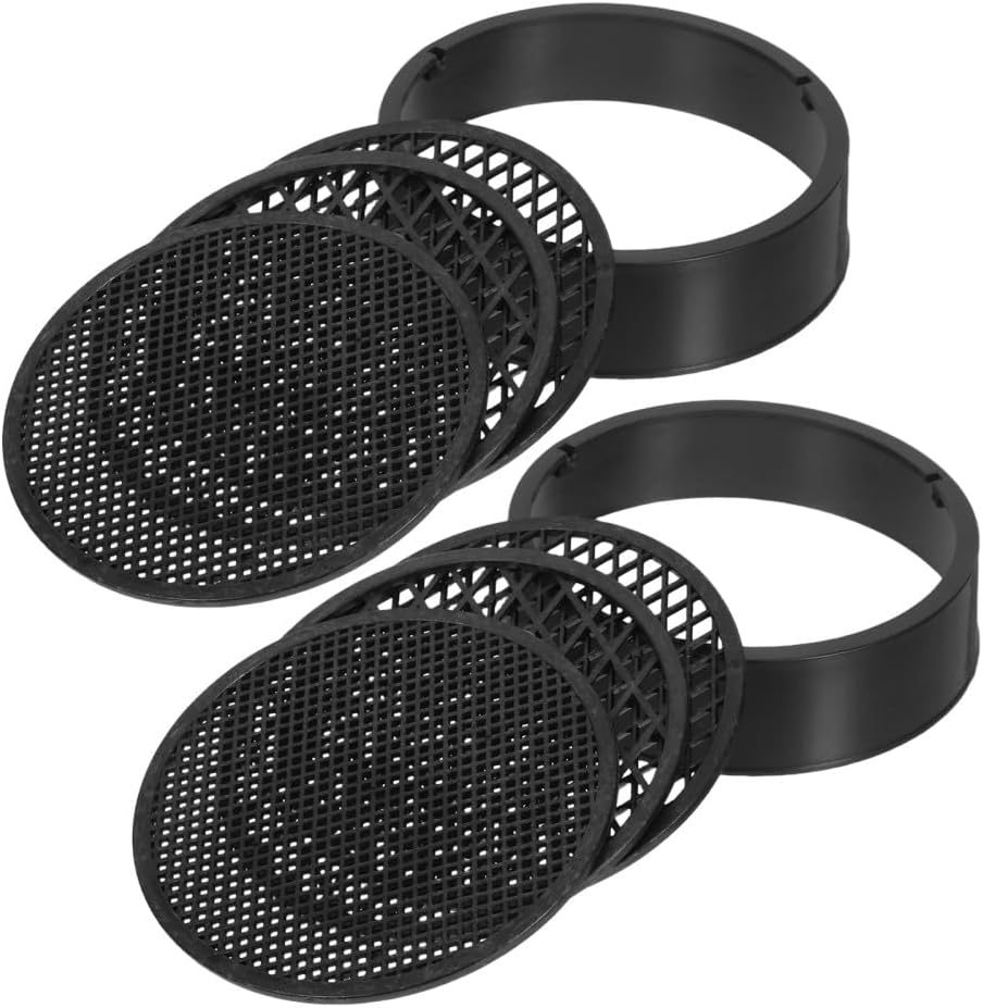ya 14 9.20 baidi 2 Sets/8pcs Garden Strainer Soil Shaker Sieve Litter Sifter Sifting Pan-1