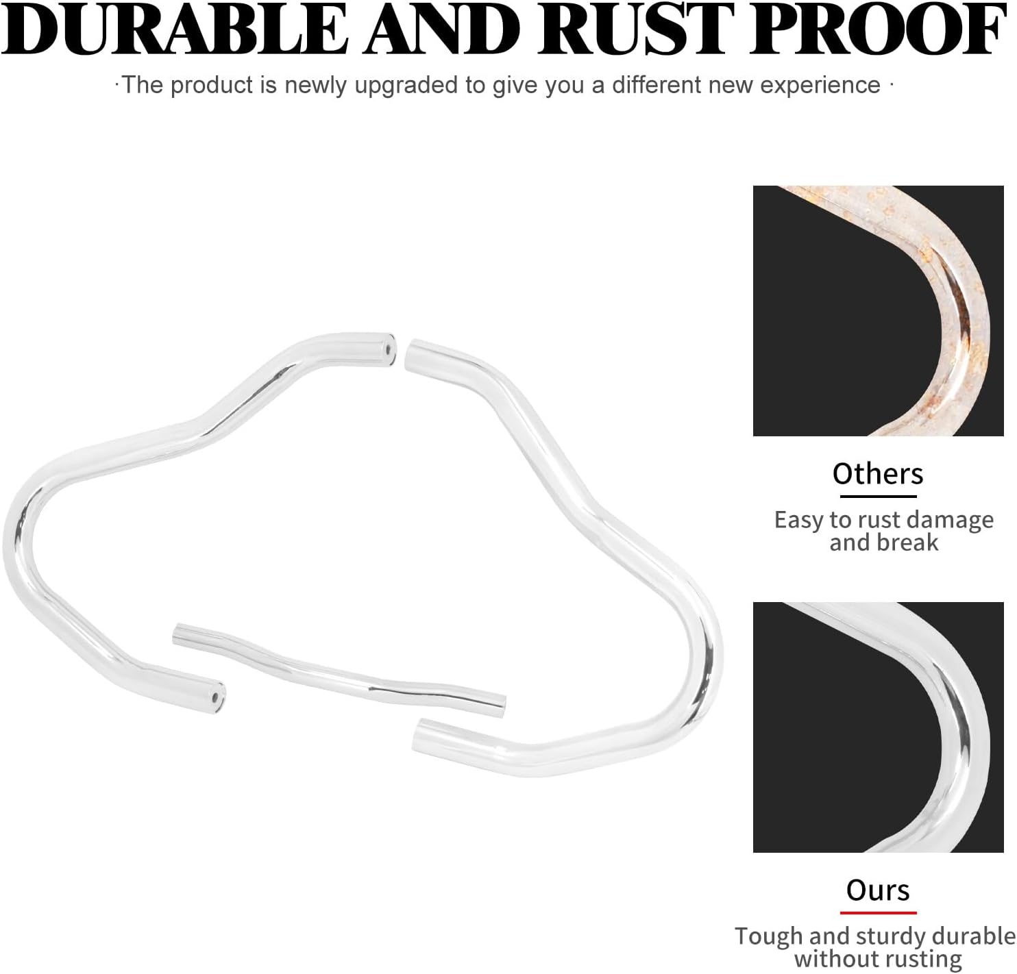 ya 5 8.24 baidi Chrome Highway Engine Guard Crash Bars Bumper Protection for BMW R18 B 2020-2023