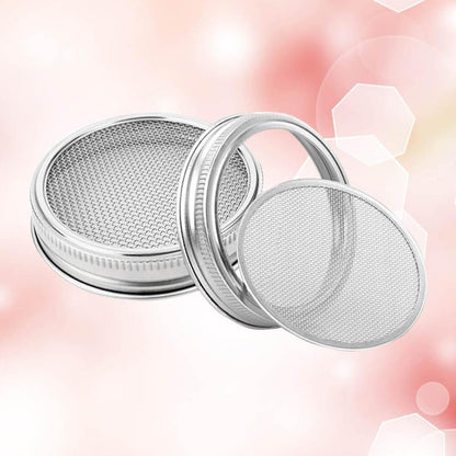 ya 14 9.20 baidi 2PCS Sprouting Lids for Wide Mouth Jars for Making Organic-1