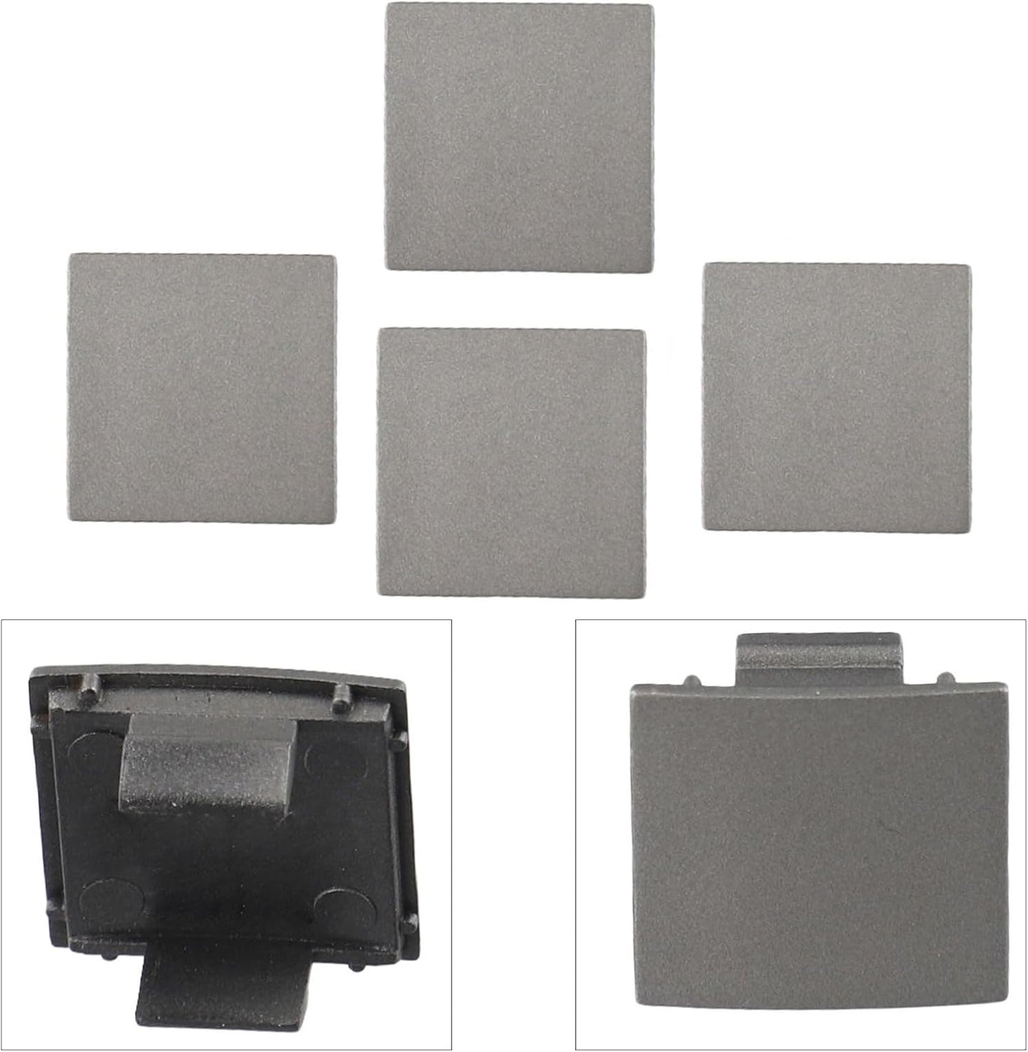 ya 5 8.10 4pcs Door Panel Cover 51417025647 for for BMW 7 Series E65 E66 745i 02-08 Grey