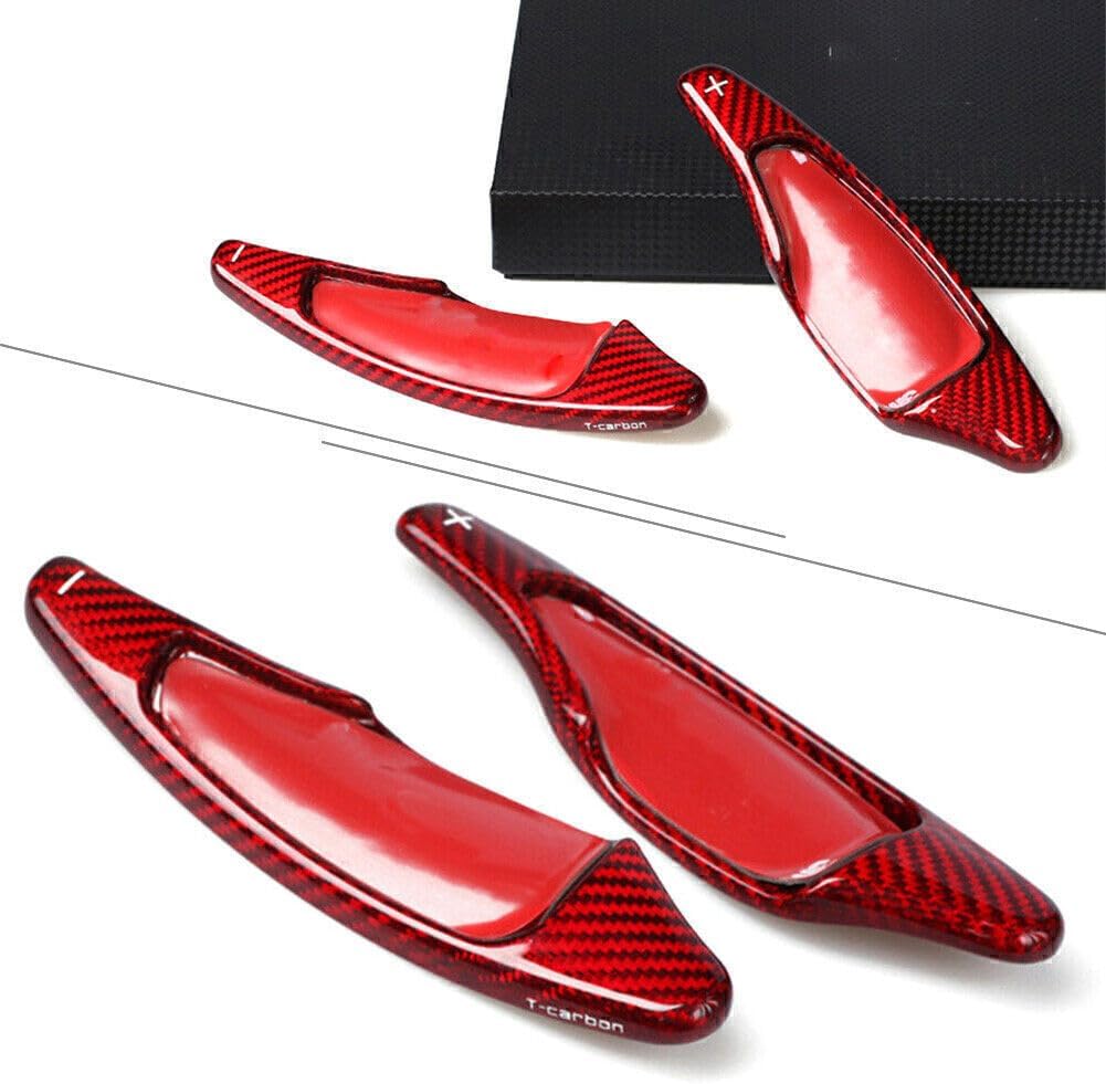 ya 5 8.24 baidi Red Carbon Car Steering Wheel Shift Paddle Extension for Chevrolet for Corvette C7