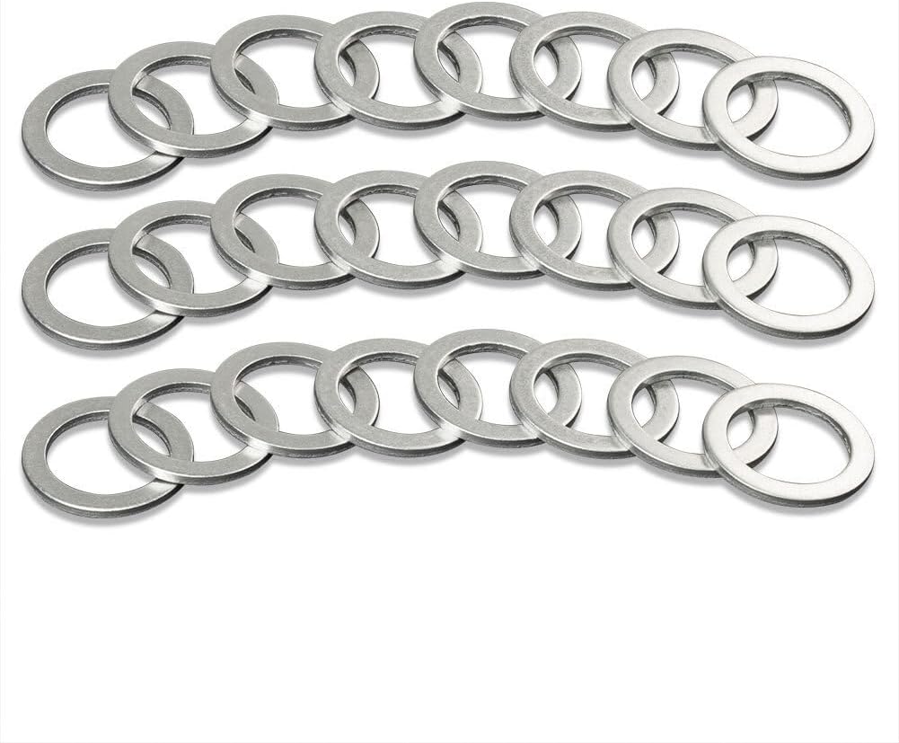 ya 12 10.8 zhengce 10 Pack 20MM Oil Drain Plug Crush Washer GASKETS 94109-20000 for Honda/for Acura