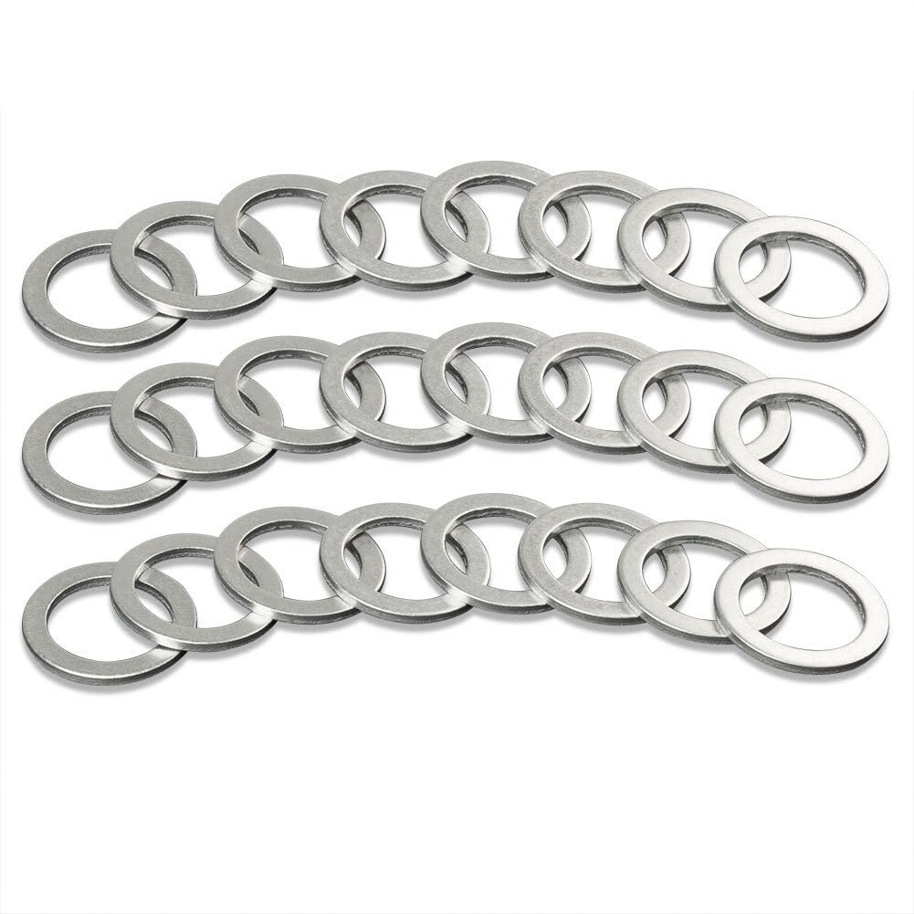 ya 5 8.10 10 Pack 20MM Oil Drain Plug Crush Washer GASKETS 94109-20000 for Honda/for Acura