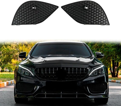 ya 2 8.15 for for Mercedes-Benz C-Class W205 19-21 Facelift Side Front Bumper Lower Side Grill